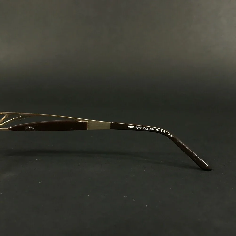 Cazal Eyeglasses Frames MOD.1072 COL.004 Red Gold Square Half Rim 54-16-135